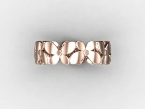 Women Ring Cad File 3D Print Model