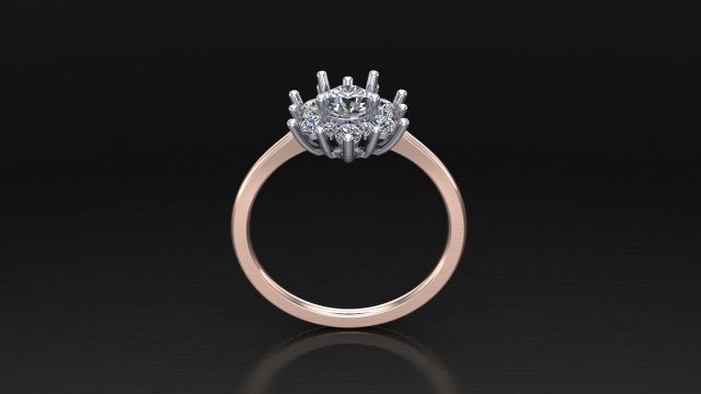 Women Ring Cad File 3D 프린트 모델 .c4d .max .obj .3ds .fbx .stl .blend 