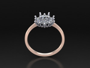 Women Ring Cad File 3D 프린트 모델