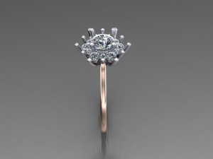 Women Ring Cad File 3D 프린트 모델