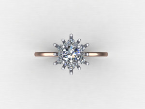 Women Ring Cad File 3D 프린트 모델