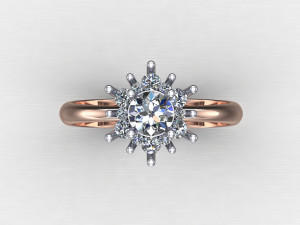 Women Ring Cad File Modèles 3D en vedette