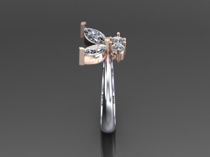 Women Ring Cad File Model Cetak 3D