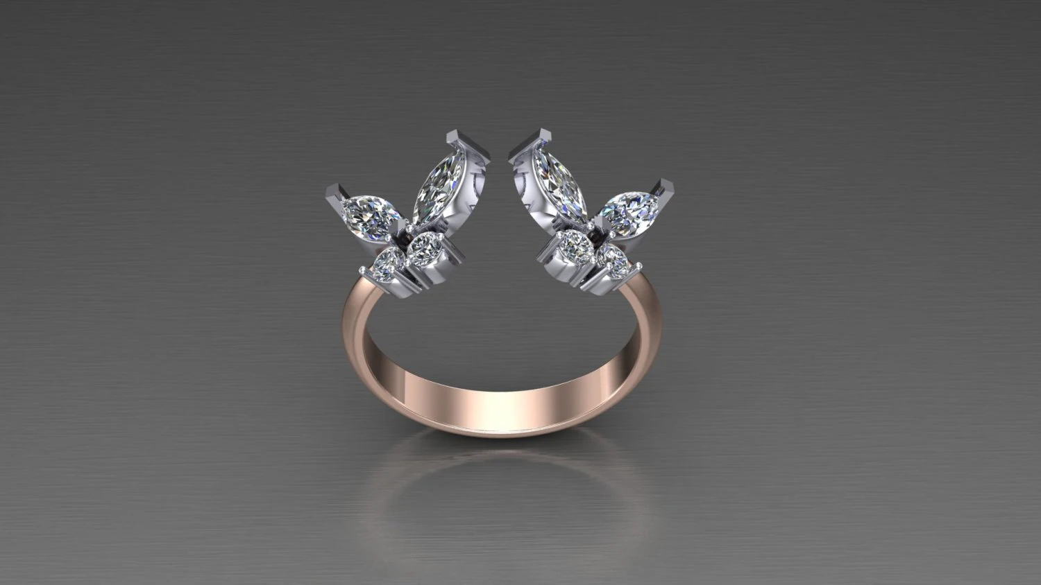 Women Ring Cad File 3D Print Model .c4d .max .obj .3ds .fbx .stl .blend 