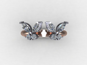 Women Ring Cad File Modelo de Impressão 3D
