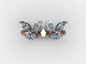 Women Ring Cad File 3D Print Model