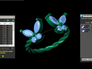 Women Ring Cad File 3D 打印模型
