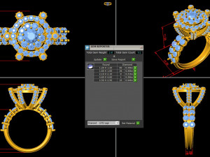 Women Ring Cad File 3Dプリントモデル
