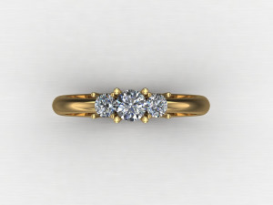 Women Ring Cad File 3Dプリントモデル