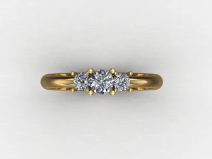 Women Ring Cad File 3D Print Model