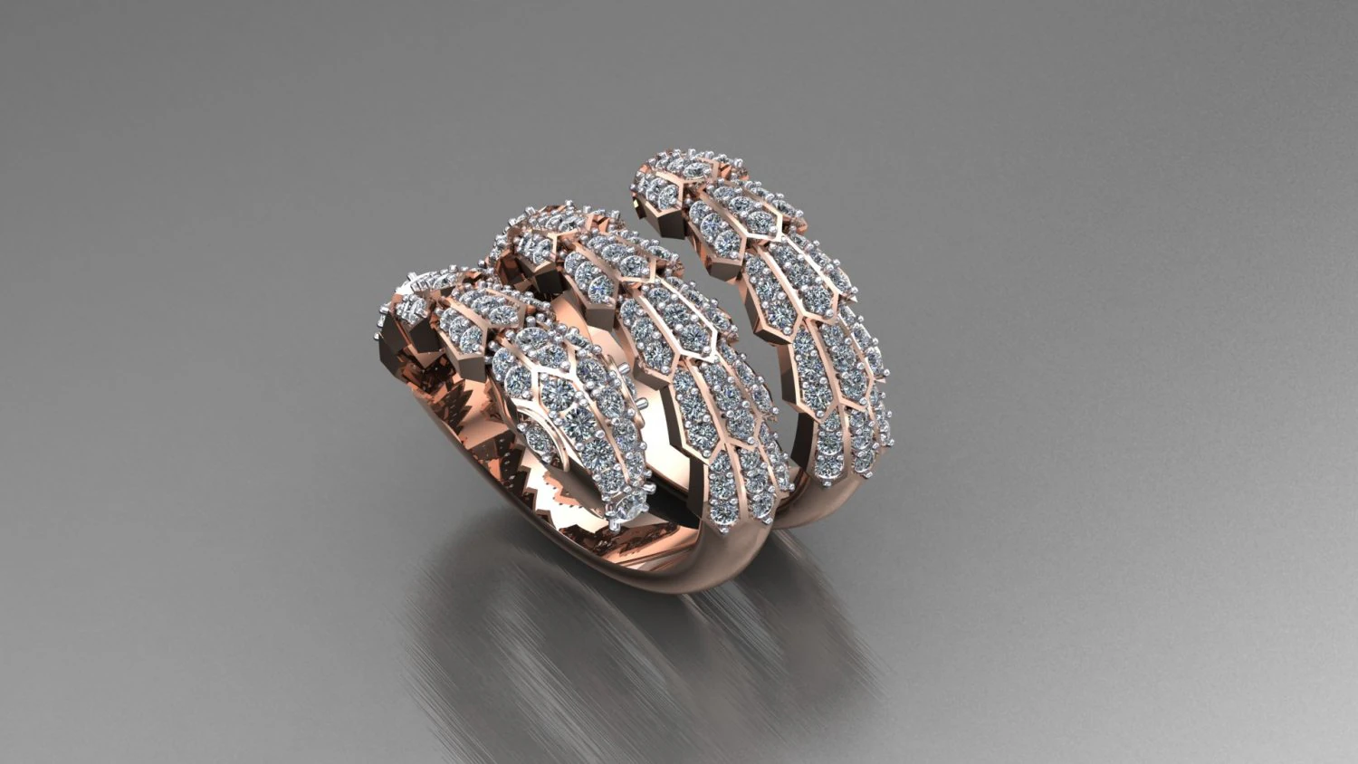 Women Ring Cad File 3D Print Model .c4d .max .obj .3ds .fbx .stl .blend