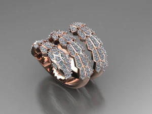 Arquivo Cad de anel feminino Modelo de Impressão 3D