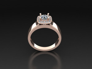 Women Ring Cad File 3D Baskı Modeli