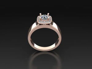 Arquivo Cad de anel feminino Modelo de Impressão 3D