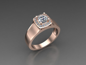 Women Ring Cad File Modello di stampa 3D