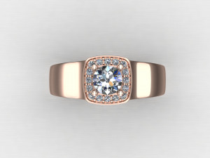Women Ring Cad File Modello di stampa 3D