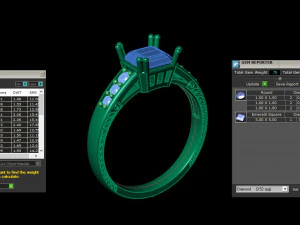 Women Ring Cad File 3D Print Model