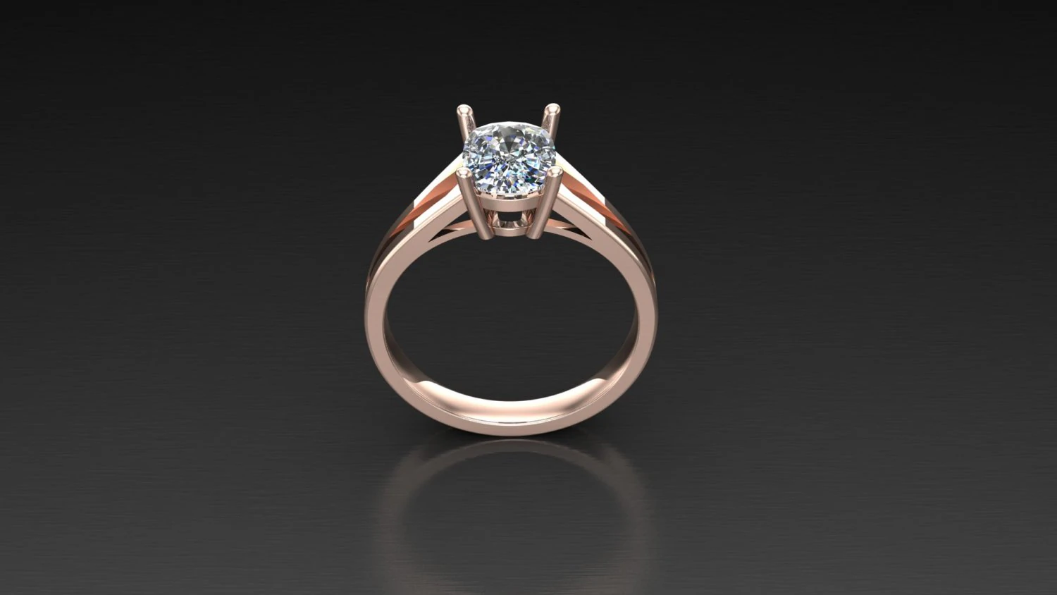 Women Ring Cad File 3D Print Model .c4d .max .obj .3ds .fbx .stl .blend 