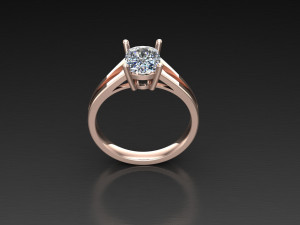 Women Ring Cad File 3D 프린트 모델