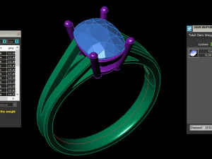 Women Ring Cad File 3D Print Model