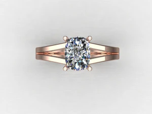 Women Ring Cad File 3D Print Model