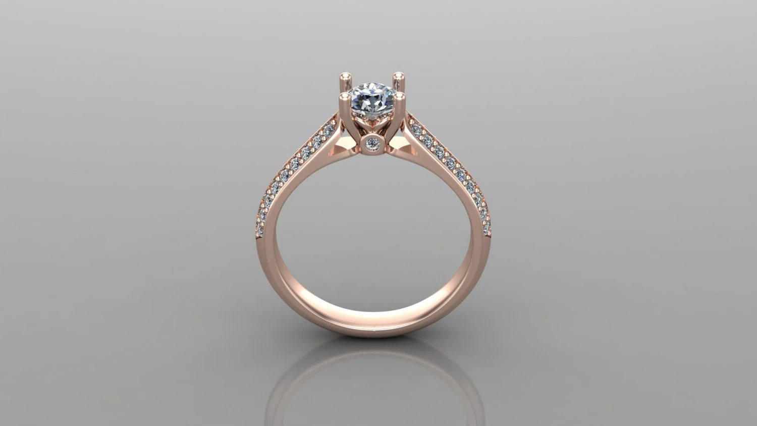 Women Ring Cad File 3D Print Model .c4d .max .obj .3ds .fbx .stl .blend 