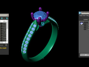 Women Ring Cad File 3D Print Model