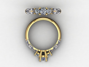 Women Ring Cad File 3D 프린트 모델