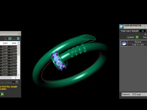 Women Ring Cad File 3D Print Model