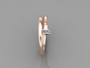 Women Ring Cad File 3D-printmodel