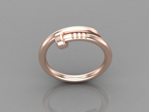 Women Ring Cad File 3D Print Model