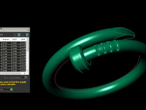 Women Ring Cad File 3D Print Model