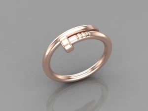 Women Ring Cad File 3D Print Model