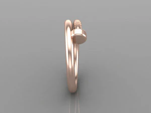 Women Ring Cad File 3D Print Model