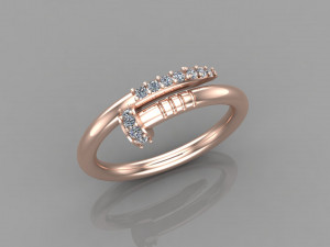 Women Ring Cad File Model Cetak 3D