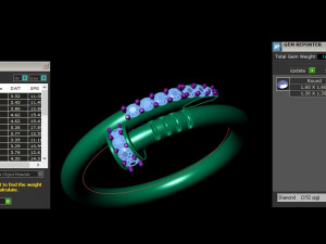 Women Ring Cad File 3D 打印模型