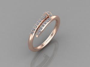 Women Ring Cad File Model Cetak 3D