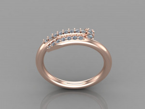 Women Ring Cad File Model Cetak 3D
