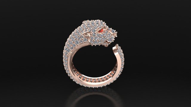Man Ring Cad File 3D 프린트 모델 .c4d .max .obj .3ds .fbx .stl .blend 