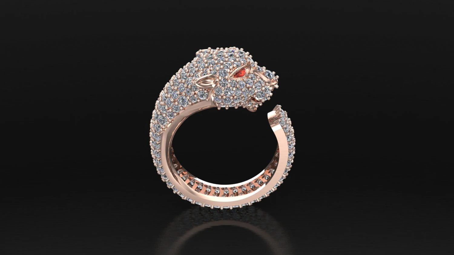 Man Ring Cad File 3D Print Model .c4d .max .obj .3ds .fbx .stl .blend 