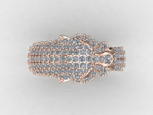 Man Ring Cad File 3D 프린트 모델