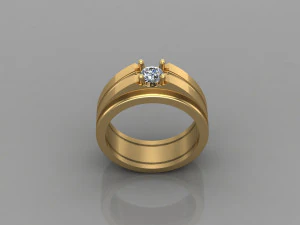 Man Ring Cad Dosyası 3D Baskı Modeli