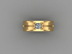 Man Ring Cad File 3D Принт Модель