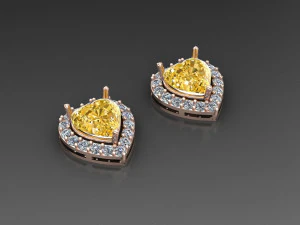 Women Earring Cad File 3D Print Model