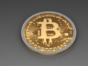 BitCoin Crypto Currency Cad File 3D Принт Модель
