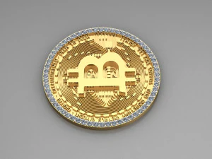 BitCoin Crypto Currency Cad File 3D Print Model
