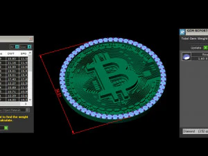 BitCoin Crypto Currency Cad File 3D Print Model