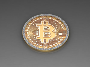 BitCoin Crypto Currency Cad File 3D 프린트 모델