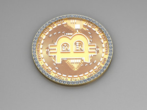 BitCoin Crypto Currency Cad File 3D 프린트 모델