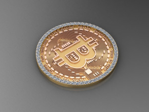 BitCoin Crypto Currency Cad File 3D 프린트 모델